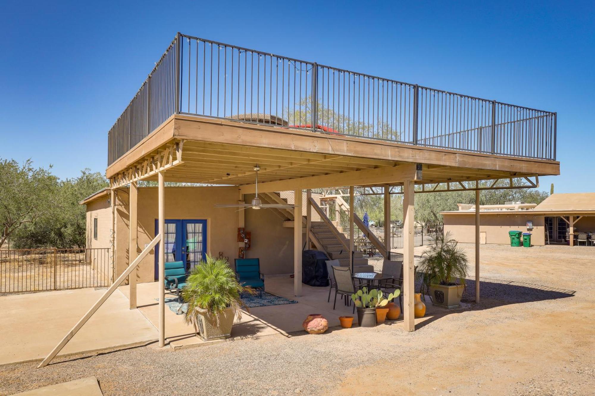 Oro Valley Retreat With Pool, Spa And Rooftop Views! Eksteriør bilde