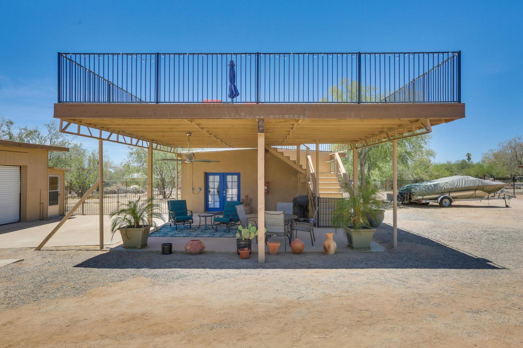 Oro Valley Retreat With Pool, Spa And Rooftop Views! Eksteriør bilde